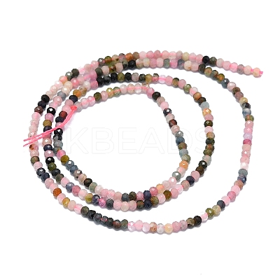 Natural Multicolor Tourmaline Beads Strands G-G106-A10-01-1