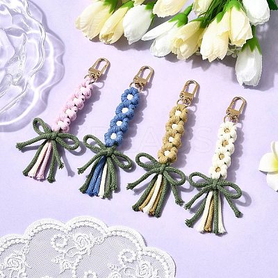 Cotton Pendant Decorations HJEW-TA00396-1