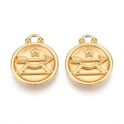 304 Stainless Steel Pendants STAS-N109-148G-09-1