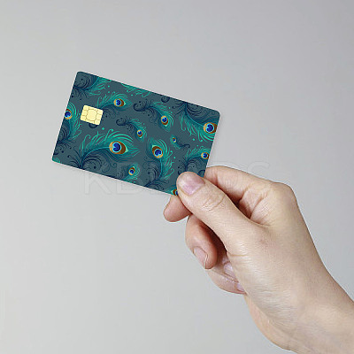 Rectangle PVC Plastic Waterproof Card Stickers DIY-WH0432-098-1
