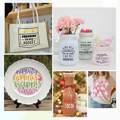 12Pcs 12 Colors PVC Heat Transfer Vinyl DIY-SP0004-13-1