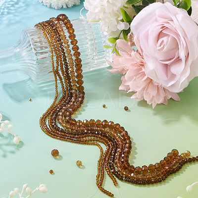 6 Strands 6 Styles Glass Beads Strands EGLA-TA0013-21D-1