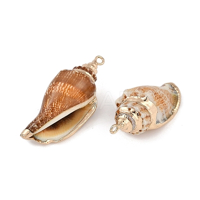 Natural Shell Pendants SHEL-K009-01C-1