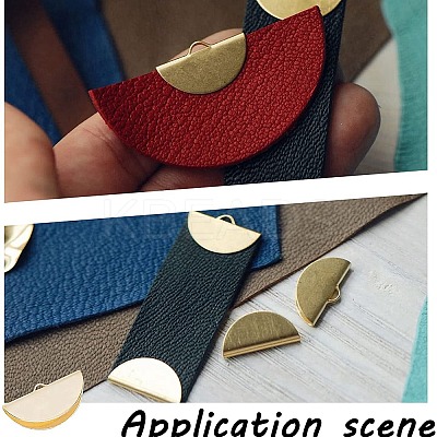 Iron Ribbon Crimp Ends X-IFIN-I026-02P-B-1