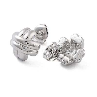 Non-Tarnish 304 Stainless Steel Arch Stud Earrings EJEW-P258-31P-1