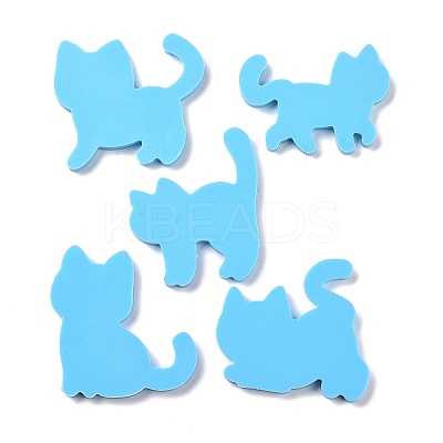 Skull Cat Shaped Pendant Silicone Molds DIY-L067-J01-1