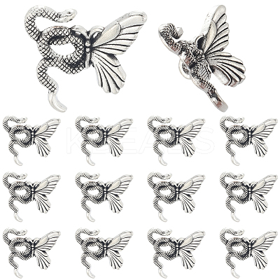 120Pcs Tibetan Style Alloy Beads FIND-SC0017-95AS-1