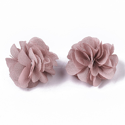 Polyester Fabric Flowers FIND-R076-02M-1