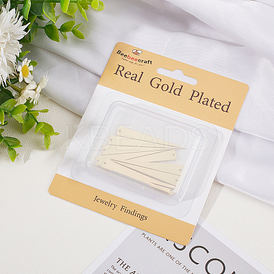 12Pcs Brass Pendants KK-BBC0008-39-1
