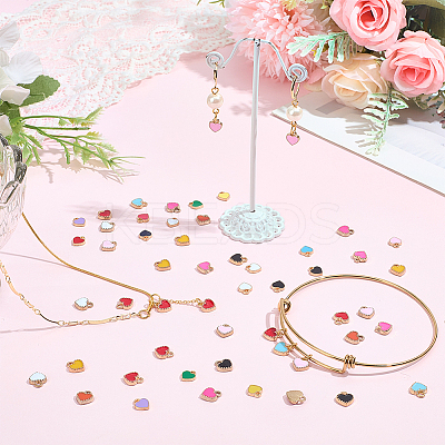 208Pcs Alloy Enamel Charms ENAM-PH0003-32-1