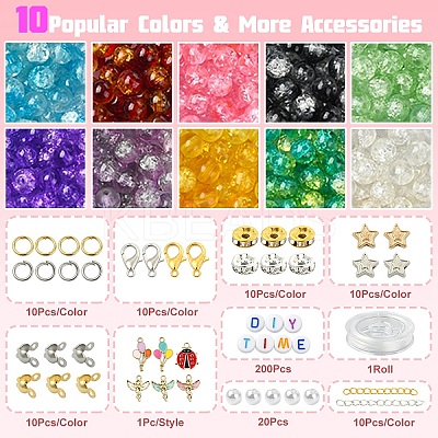 DIY Stretch Bracelet Jewelry Kits DIY-YW0011-90-1