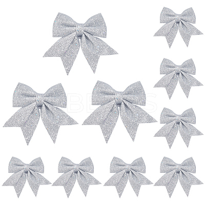 10Pcs Glitter Foam Bowknot Ornament Accessories FIND-GF0008-55C-1