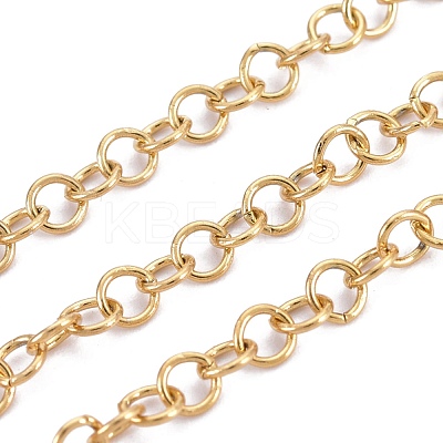PVD Vacuum Plating 304 Stainless Steel Rolo Chains CHS-F011-08B-G-1