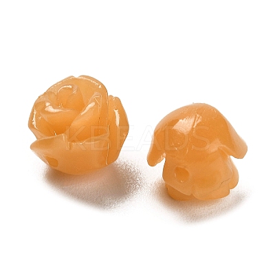 Synthetic Coral Carved Beads CORA-H003-01B-30-1