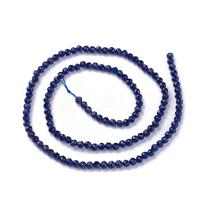 Faceted Glass Beads Strands X-G-F619-09A-3mm-1