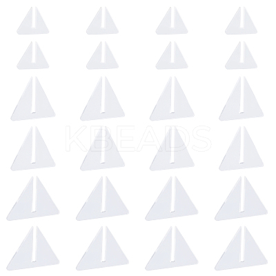 24Pcs 3 Styles Triangle Acrylic Stand Base ODIS-CA0001-29-1