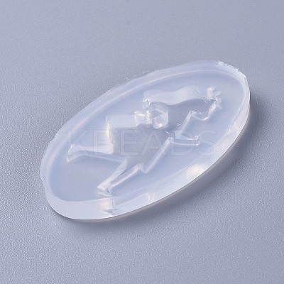 Food Grade Silhouette Silicone Statue Molds DIY-L026-045-1