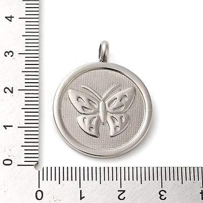 Non-Tarnish 304 Stainless Steel Pendants STAS-C086-06B-P-1