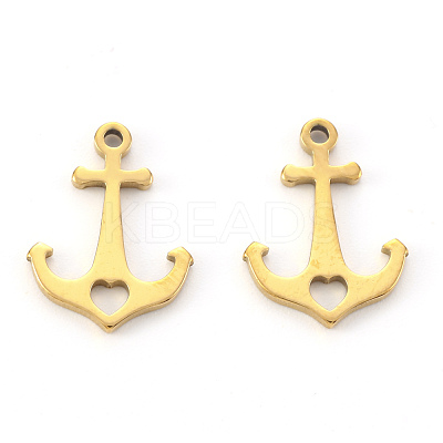 PVD Vacuum Plating 304 Stainless Steel Charms X-STAS-N092-100G-1