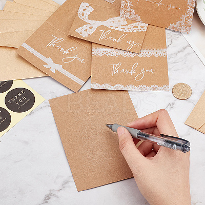 Thanksgiving Day Theme Kraft Paper Gift Card AJEW-WH0041-25-1