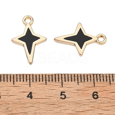 Alloy Enamel Pendants ENAM-G235-11G-01-1