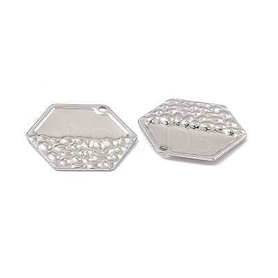 Non-Tarnish 304 Stainless Steel Pendants STAS-B031-39S-1