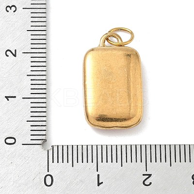 Printing 304 Stainless Steel Pendants STAS-D206-01B-G-1