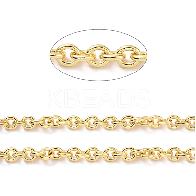 Brass Cable Chains CHC-L048-001G-1