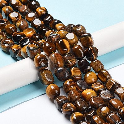 Natural Tiger Eye Beads Strands G-C038-02K-1