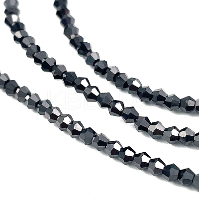 Transparent Electroplate Glass Beads Strands EGLA-A039-T2mm-UA13-1