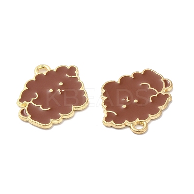 Alloy Enamel Pendants ENAM-D046-22G-01-1