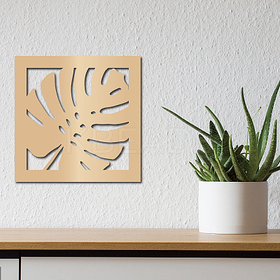 Laser Cut Unfinished Basswood Wall Decoration WOOD-WH0113-140-1