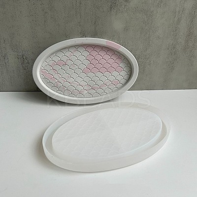 Oval DIY Silicone Jewelry Plate Molds LS-SIMO-P003-01A-1