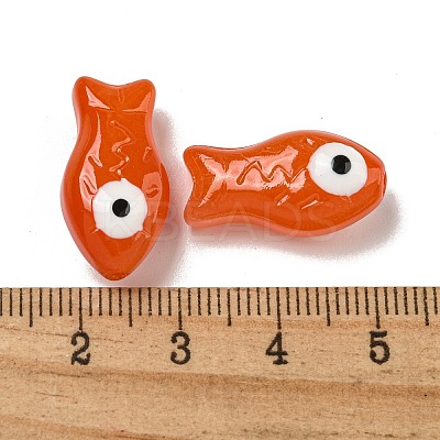 Handmade Transparent Glass Beads GLAA-N0028-03F-1