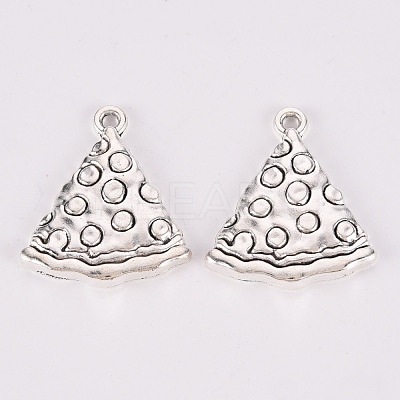 Tibetan Style Alloy Charms TIBE-N010-51AS-RS-1