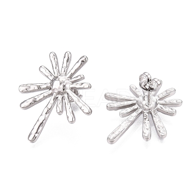 304 Stainless Steel Stud Earrings EJEW-G395-30P-1