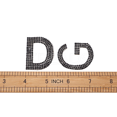 Glitter Hotfix Rhinestone Iron on Patches DIY-CD0001-10F-1