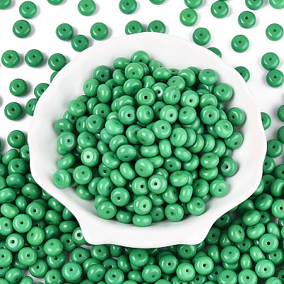 200Pcs Opaque Baking Paint Glass Seed Beads SEED-PA0001-01C-1