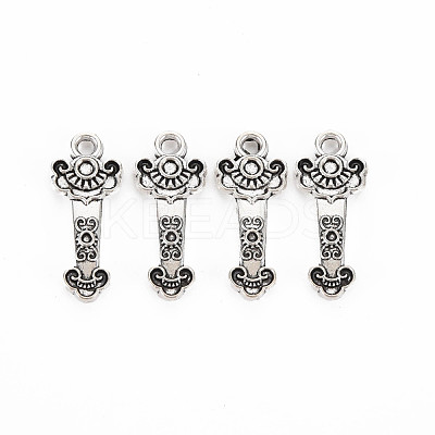 Tibetan Style Alloy Pendants TIBE-S320-190AS-1