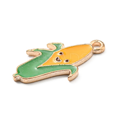 Thanksgiving Day Alloy Enamel Pendants ENAM-D060-01F-KCG-1