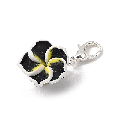 Handmade Polymer Clay Pendant Decorations HJEW-JM04001-1