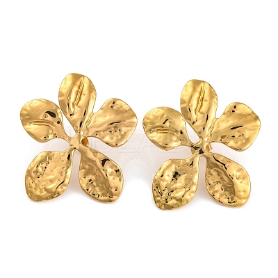 304 Stainless Steel Stud Earrings for Women LS-EJEW-Z057-02G-1
