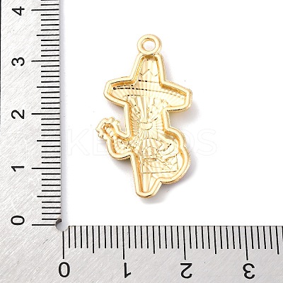 Alloy Enamel Pendants FIND-M060-23C-G-1