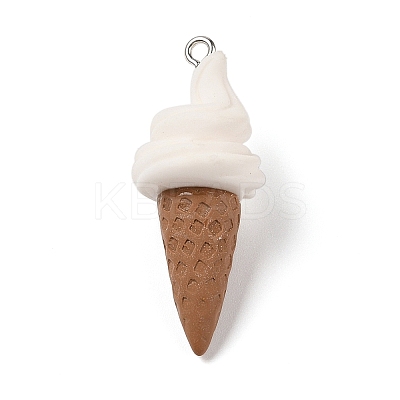 Opaque Resin Imitation Food Pendants RESI-S399-03B-1