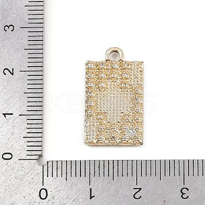 Alloy Enamel Pendants FIND-F013-02G-1