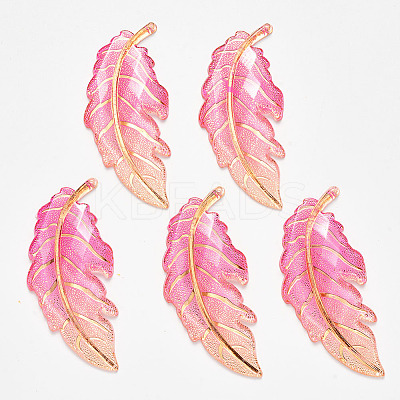 Transparent Acrylic Big Pendants LS-TACR-R140-03D-1
