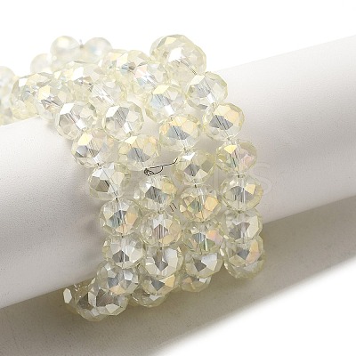 8x5~6.5mm AB Color Plated Electroplate Glass Beads Strands for Jewelry Making X-EGLA-D020-8x5mm-70-1