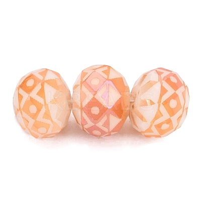 Electroplate Glass Beads EGLA-N026-01A-S01-1
