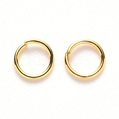 Brass Open Jump Rings LS-X-KK-S358-001G-1