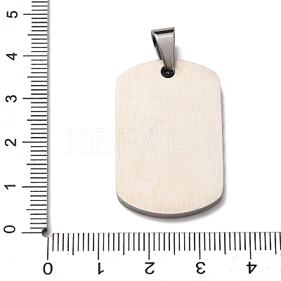 304 Stainless Steel Pendants STAS-F323-04P-1